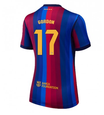 Barcelona Anthony Gordon #17 Hjemmebanetrøje Dame 2026-27 Kortærmet